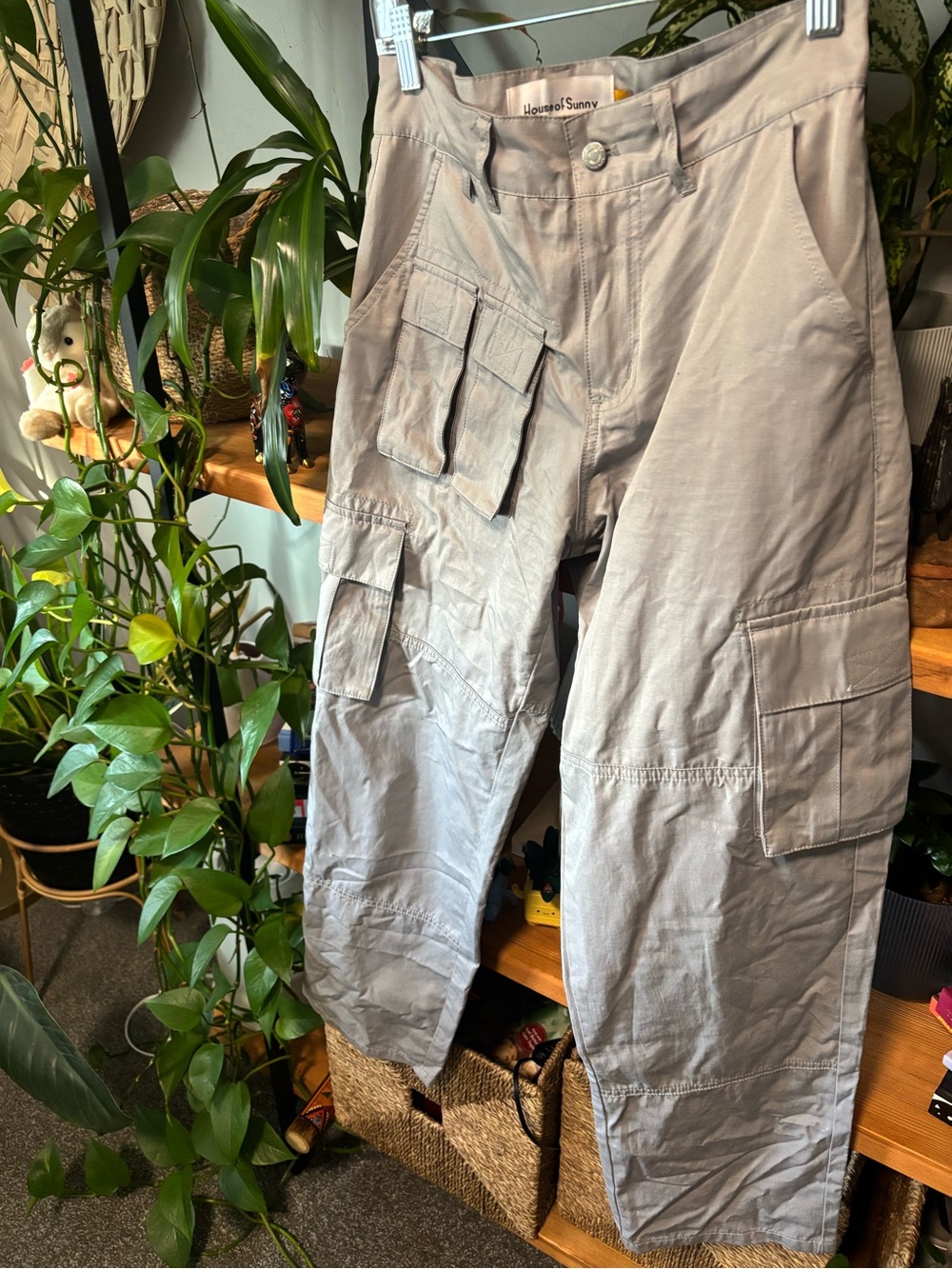House of Sunny Easy Rider Pants in Light Gray | XS - Picture 4 of 8